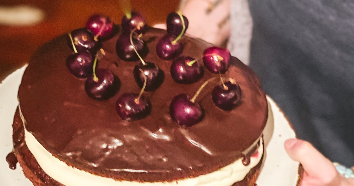 Black Forest Cake with Summer Cherries