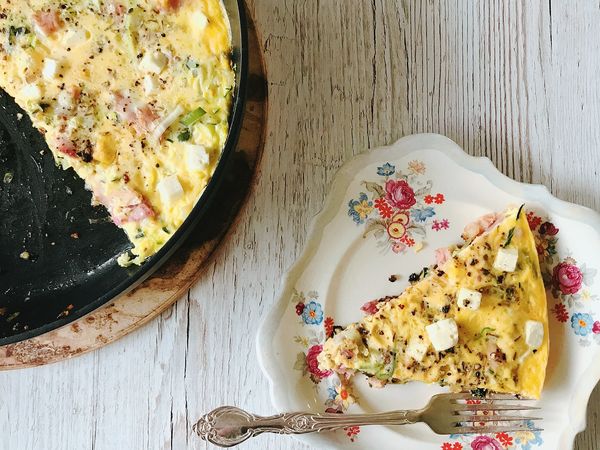 Leftover Christmas Ham Frittata