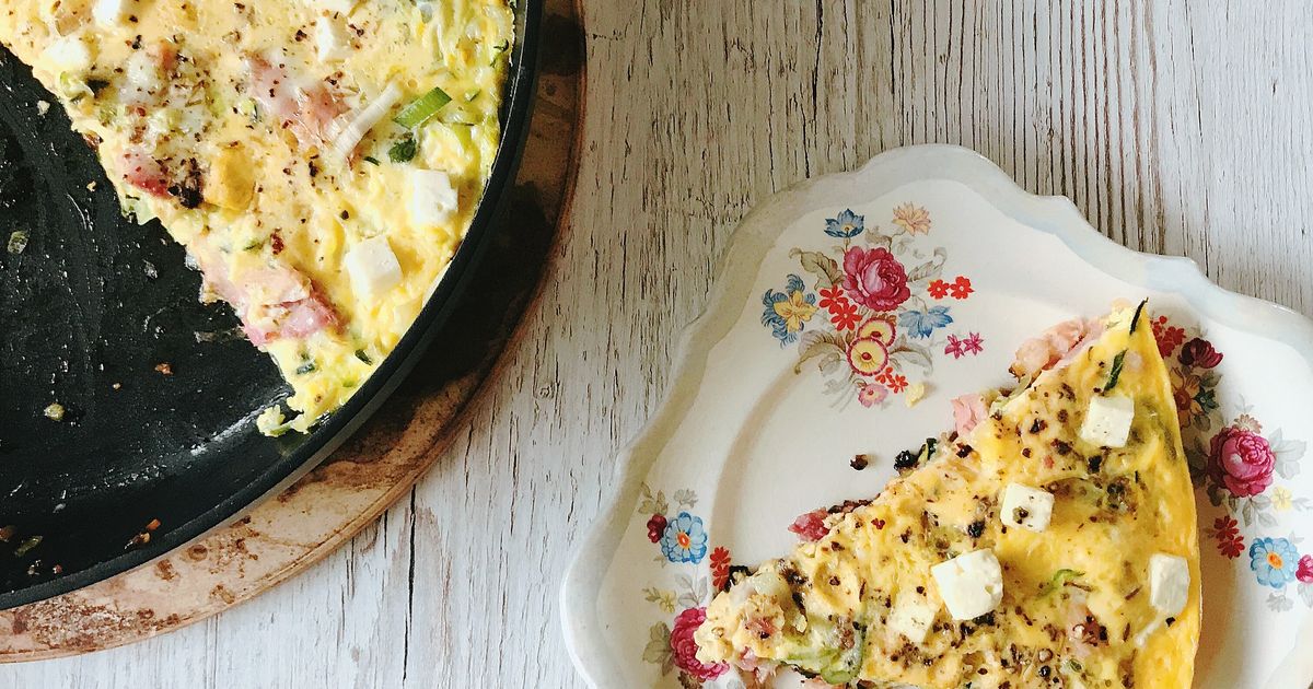 Leftover Christmas Ham Frittata