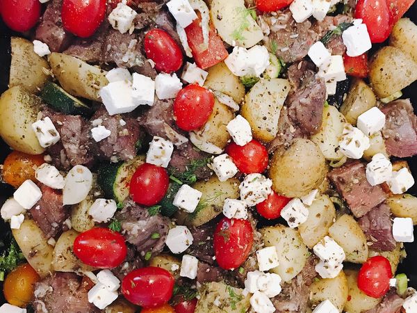 Greek Lamb Tray Bake