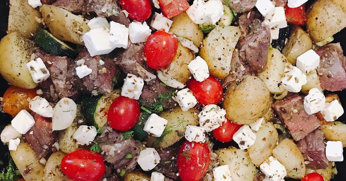 Greek Lamb Tray Bake