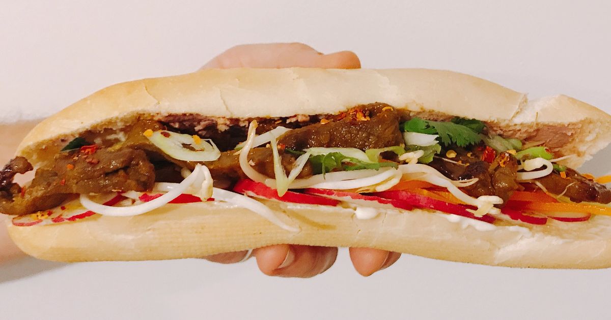 Marinated Beef Bahn Mi
