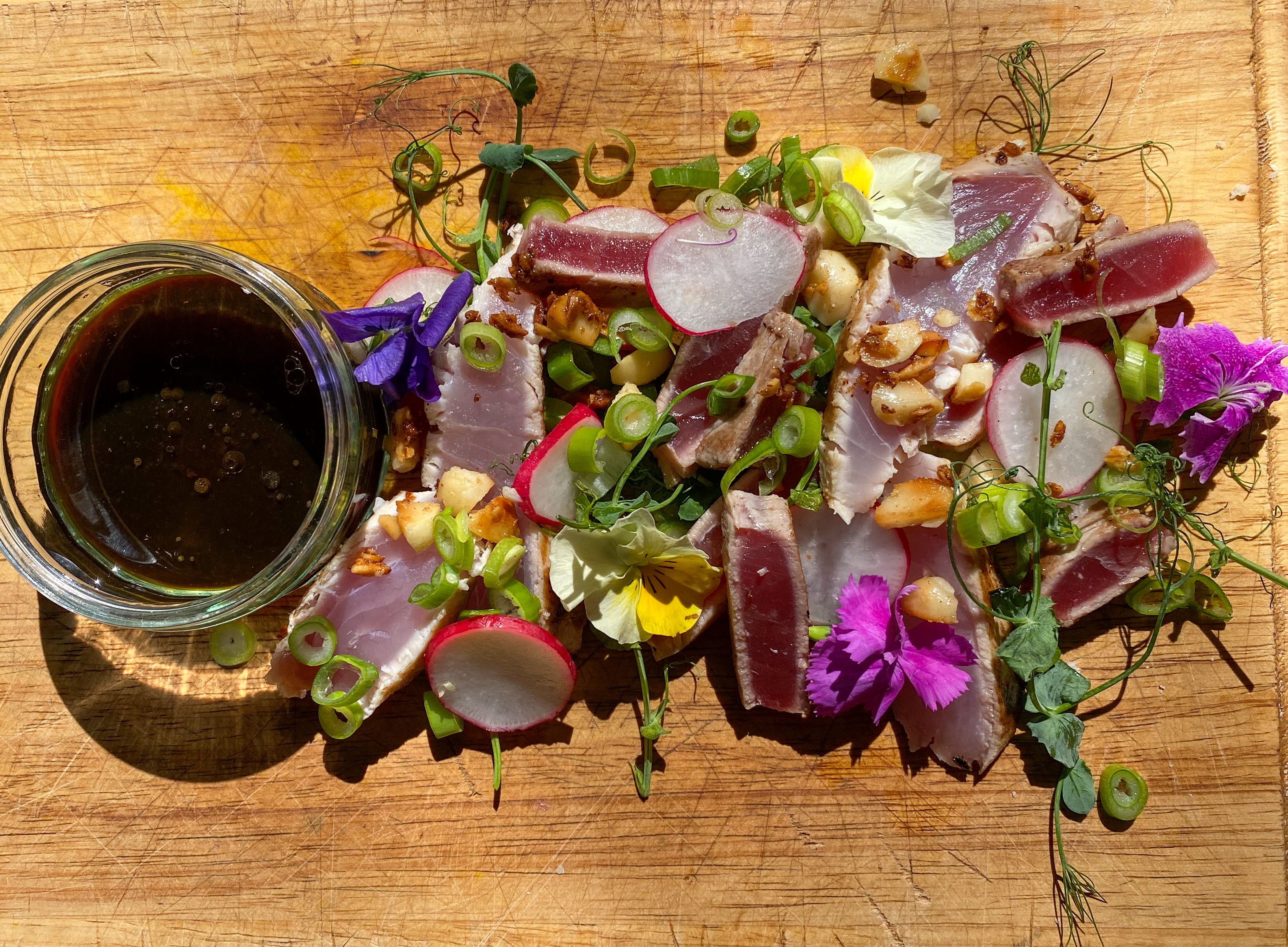Sesame Kingfish Tataki