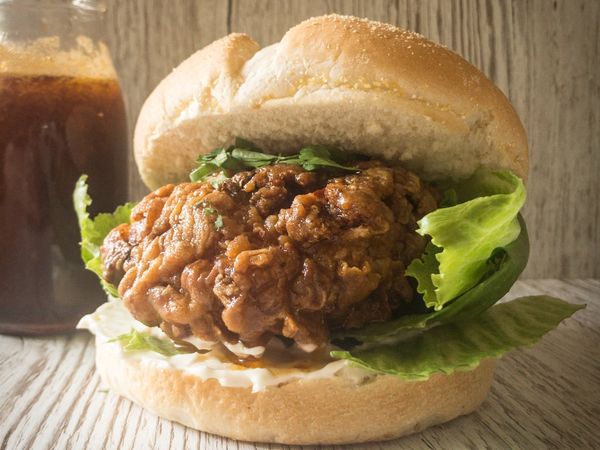 Buttermilk Fried Chicken Burgers