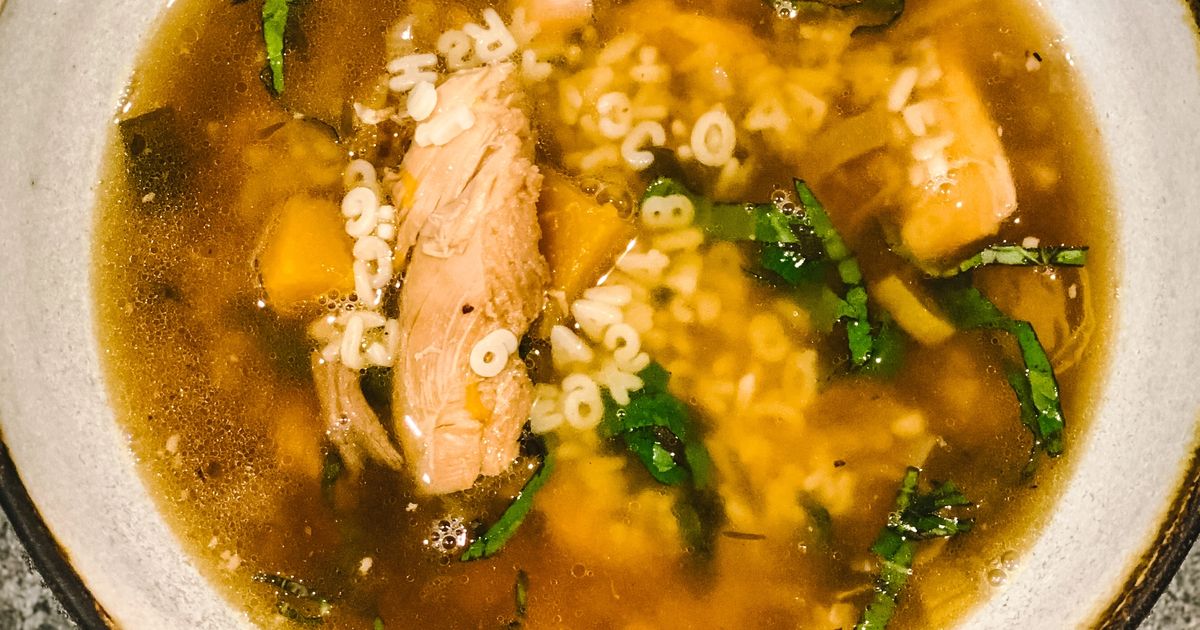 Chicken Alphabetti Soup