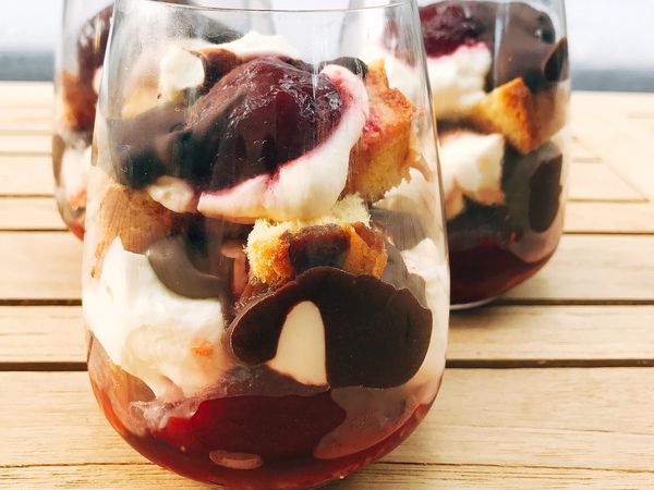 Individual Chocolate Panettone Trifles