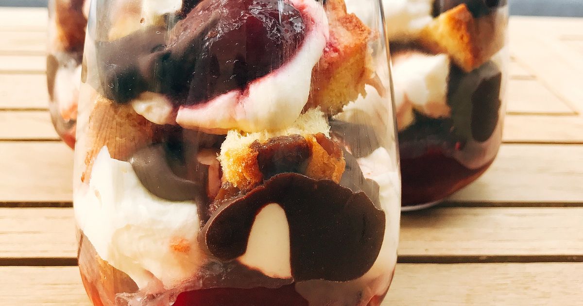 Individual Chocolate Panettone Trifles