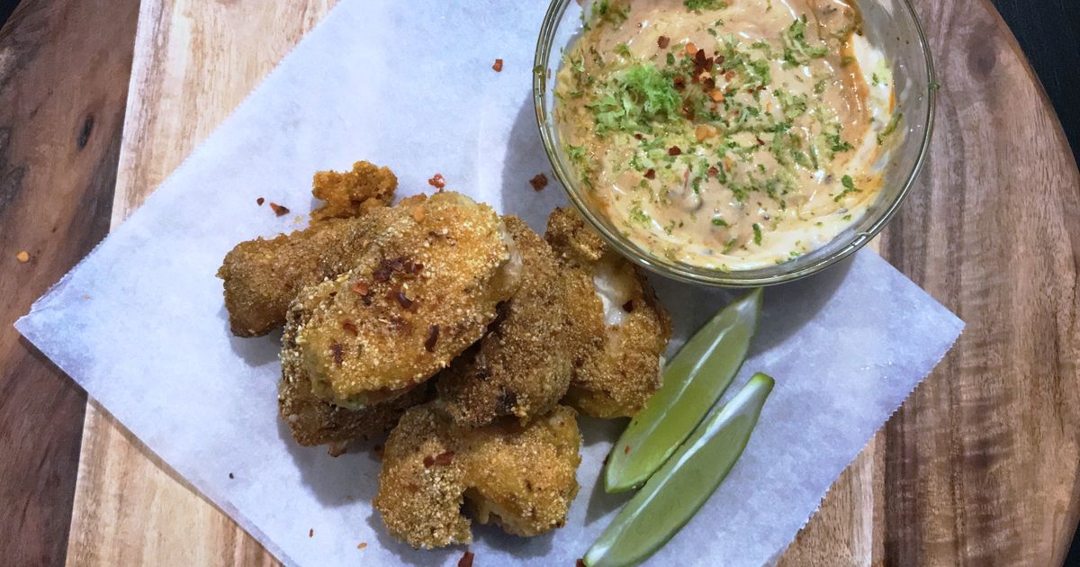 Fish Bites with Chipotle Mayo