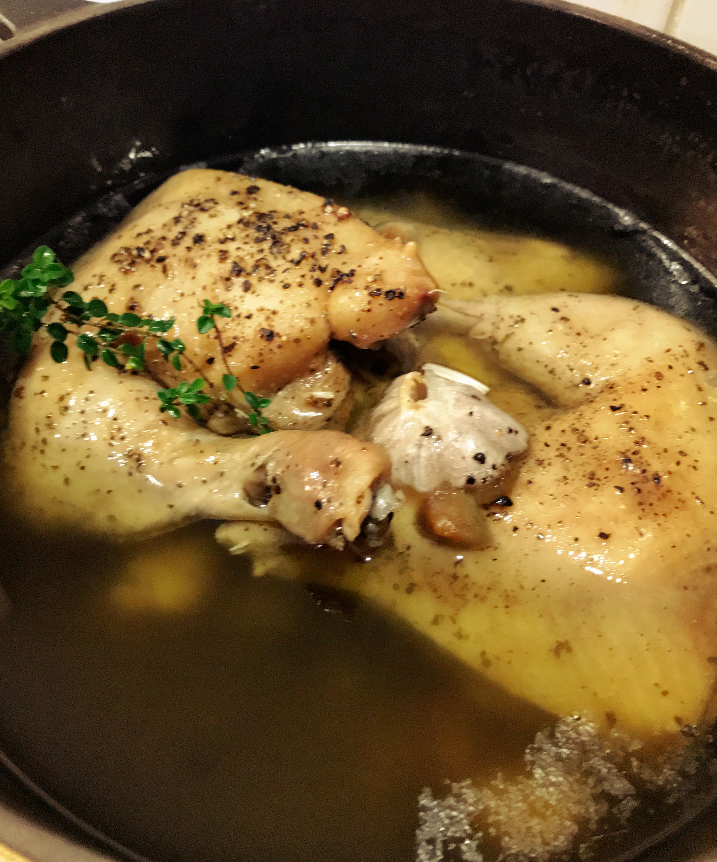 Luxuriously Simple Chicken Confit