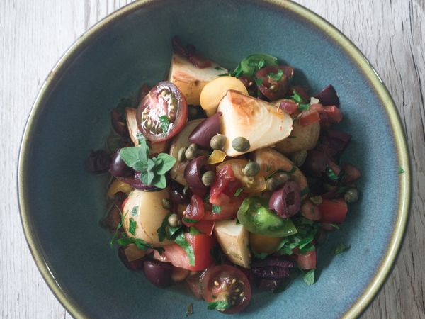 Puttanesca Potato Salad