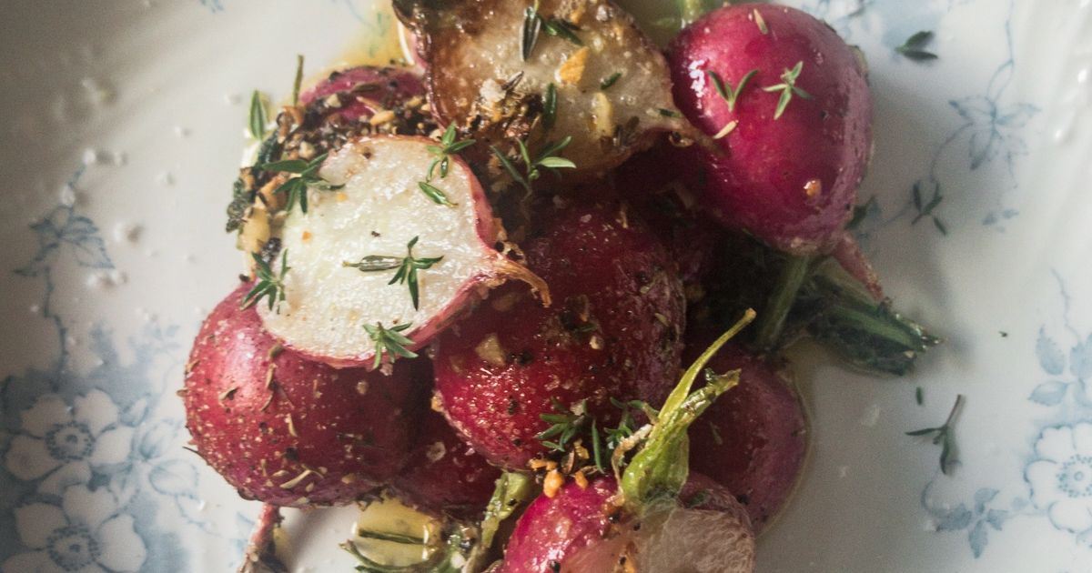 Hot Buttered Radishes