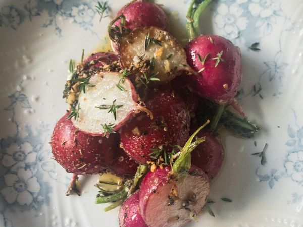 Hot Buttered Radishes