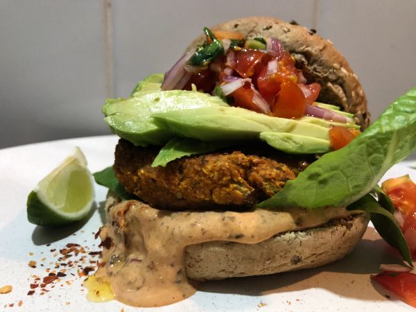 Chipotle Pumpkin Burgers