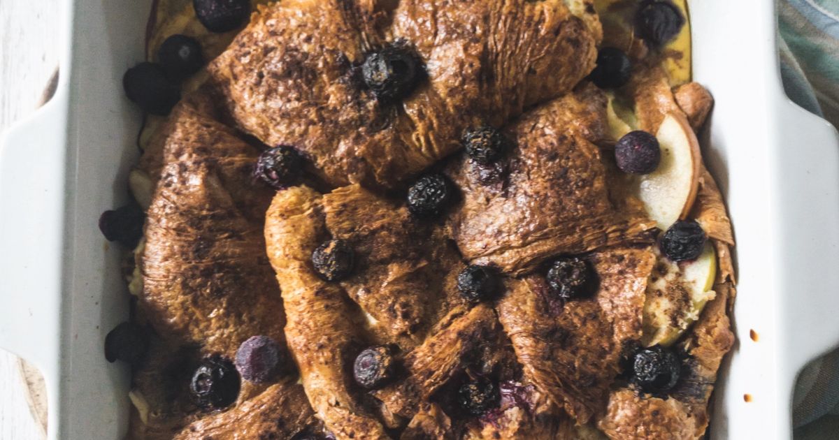 Stuffed Croissant French Toast Bake