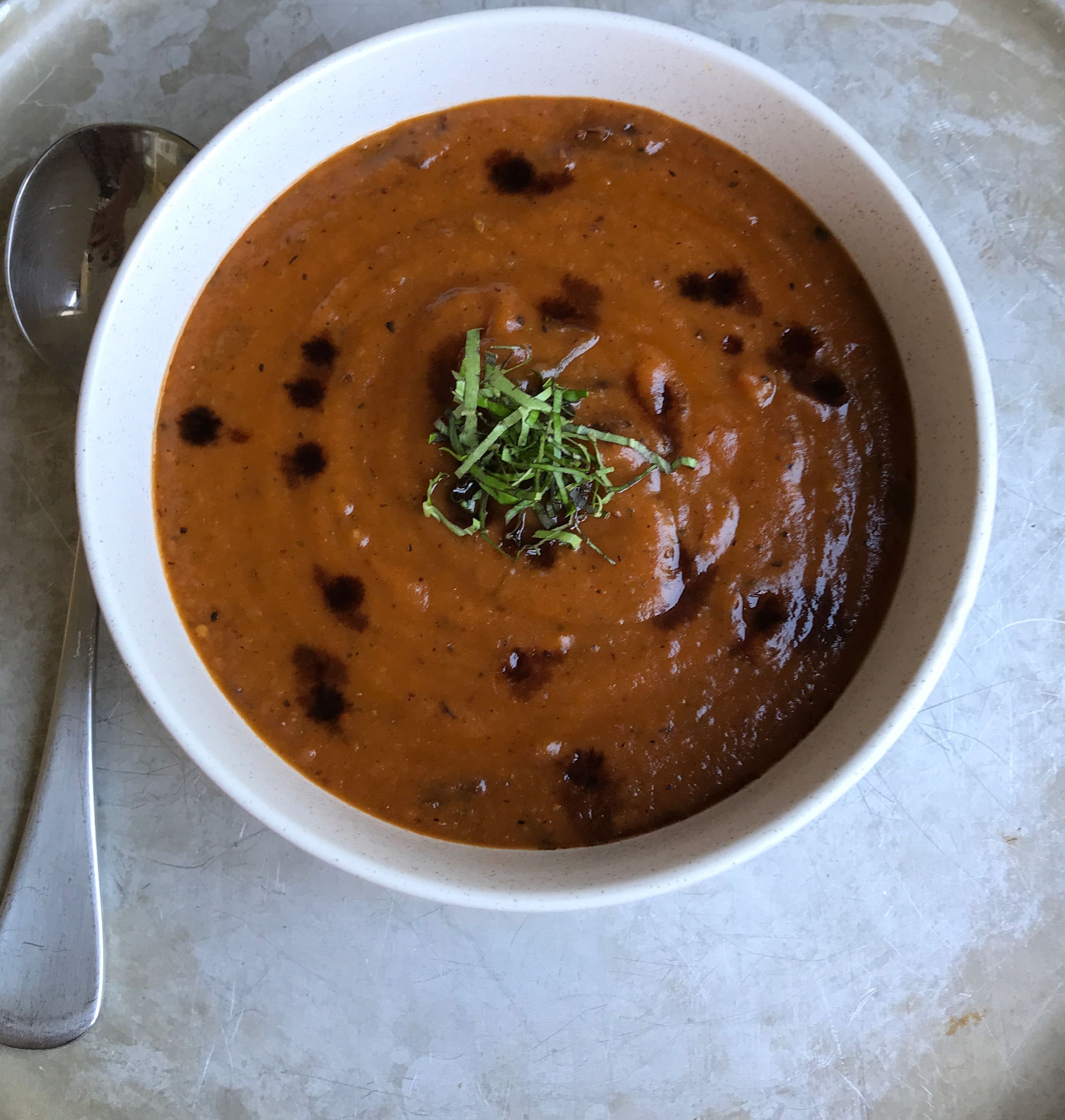 Grilled Vegetable Soup
