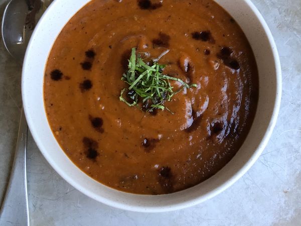 Grilled Vegetable Soup