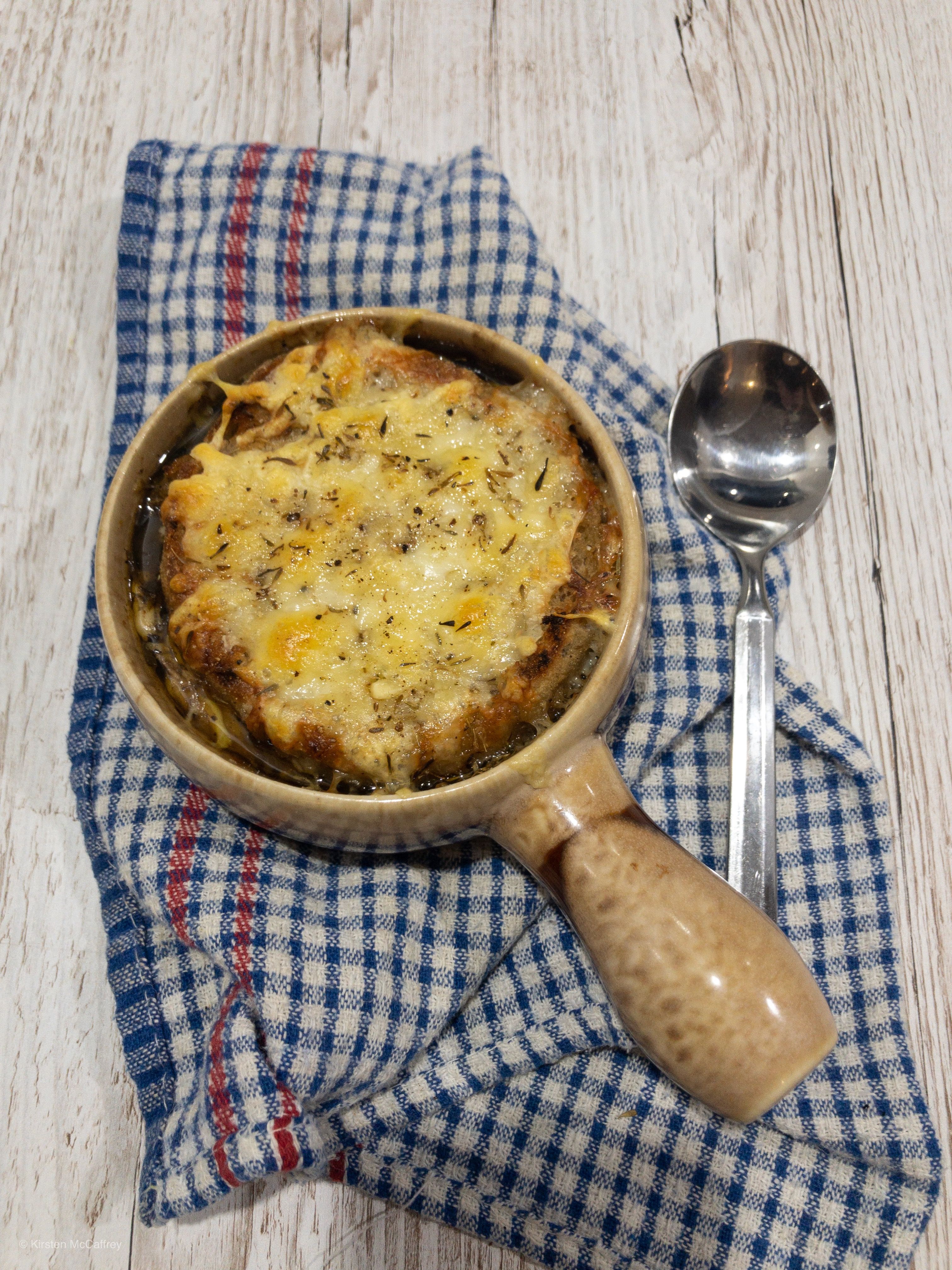 French Onion Soup With Grilled Cheese