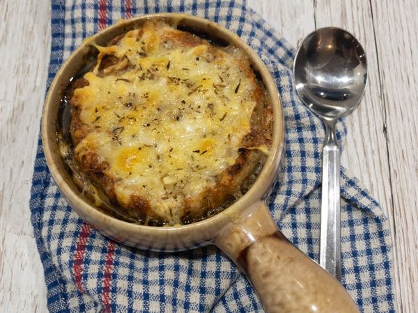 French Onion Soup With Grilled Cheese