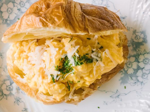 Scrambled Egg Croissants