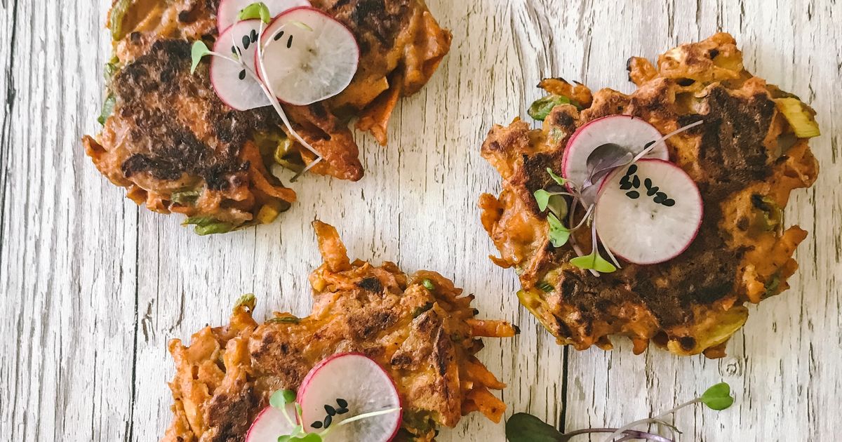 Spicy Carrot Fritters