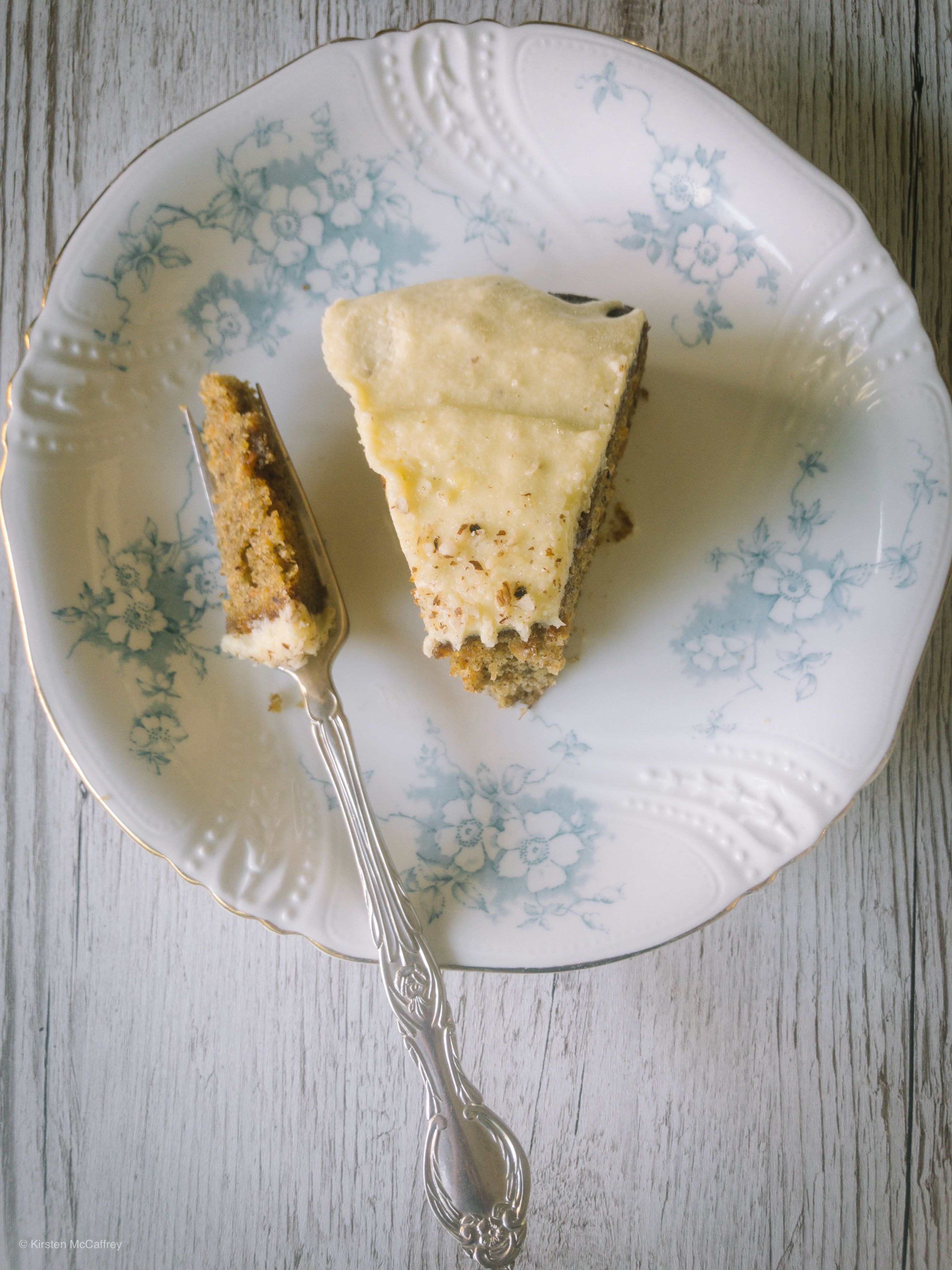 Carrot Cake with Pineapple and Hazelnut