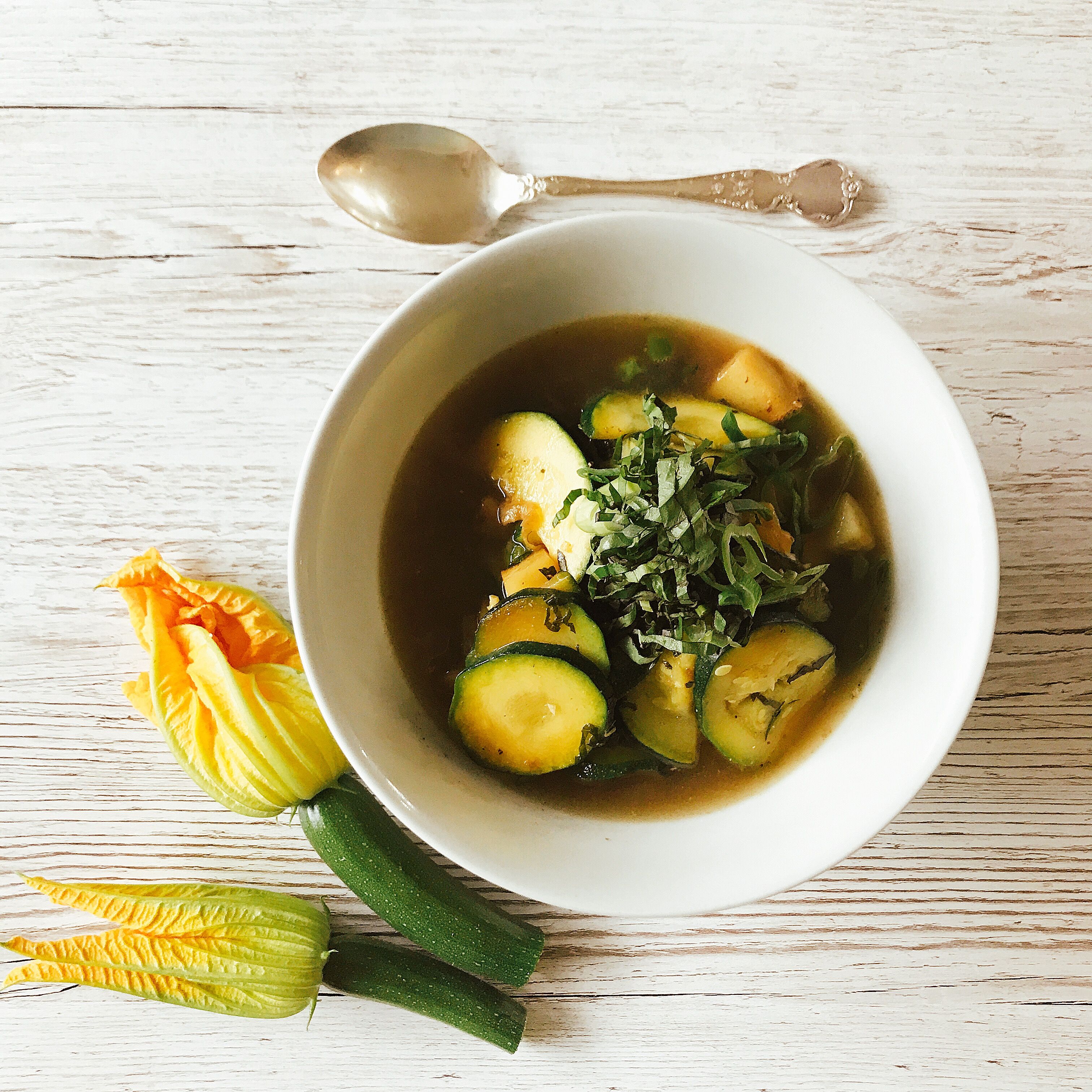 Zucchini Basil Soup