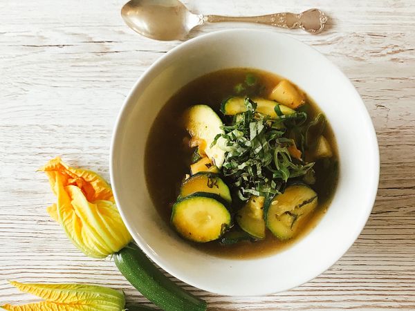 Zucchini Basil Soup