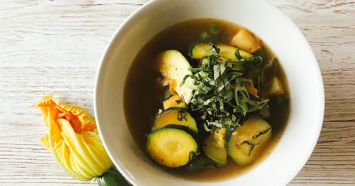 Zucchini Basil Soup
