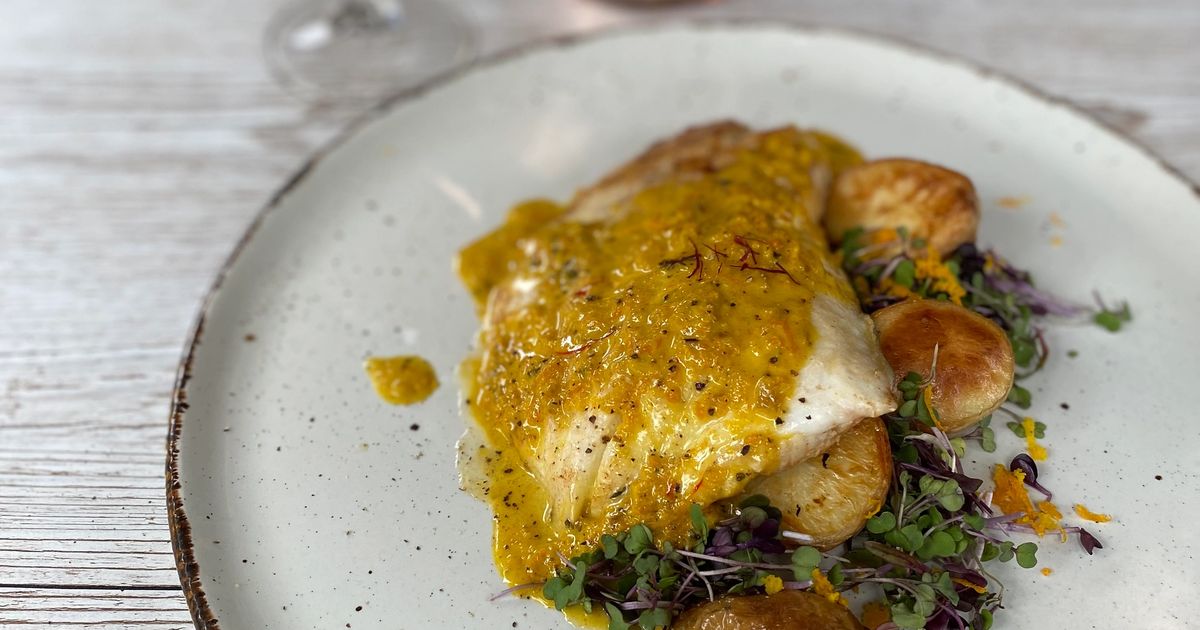 Panfried John Dory with Orange Saffron Sauce