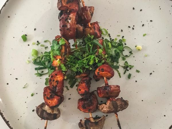 Korean Eggplant Skewers