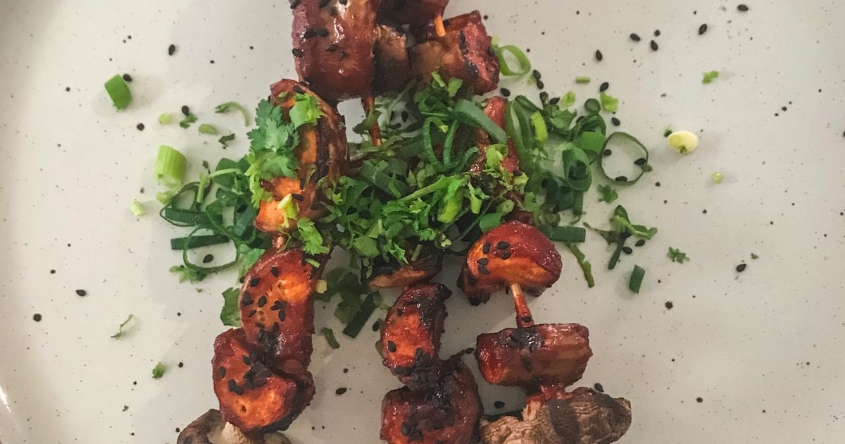 Korean Eggplant Skewers