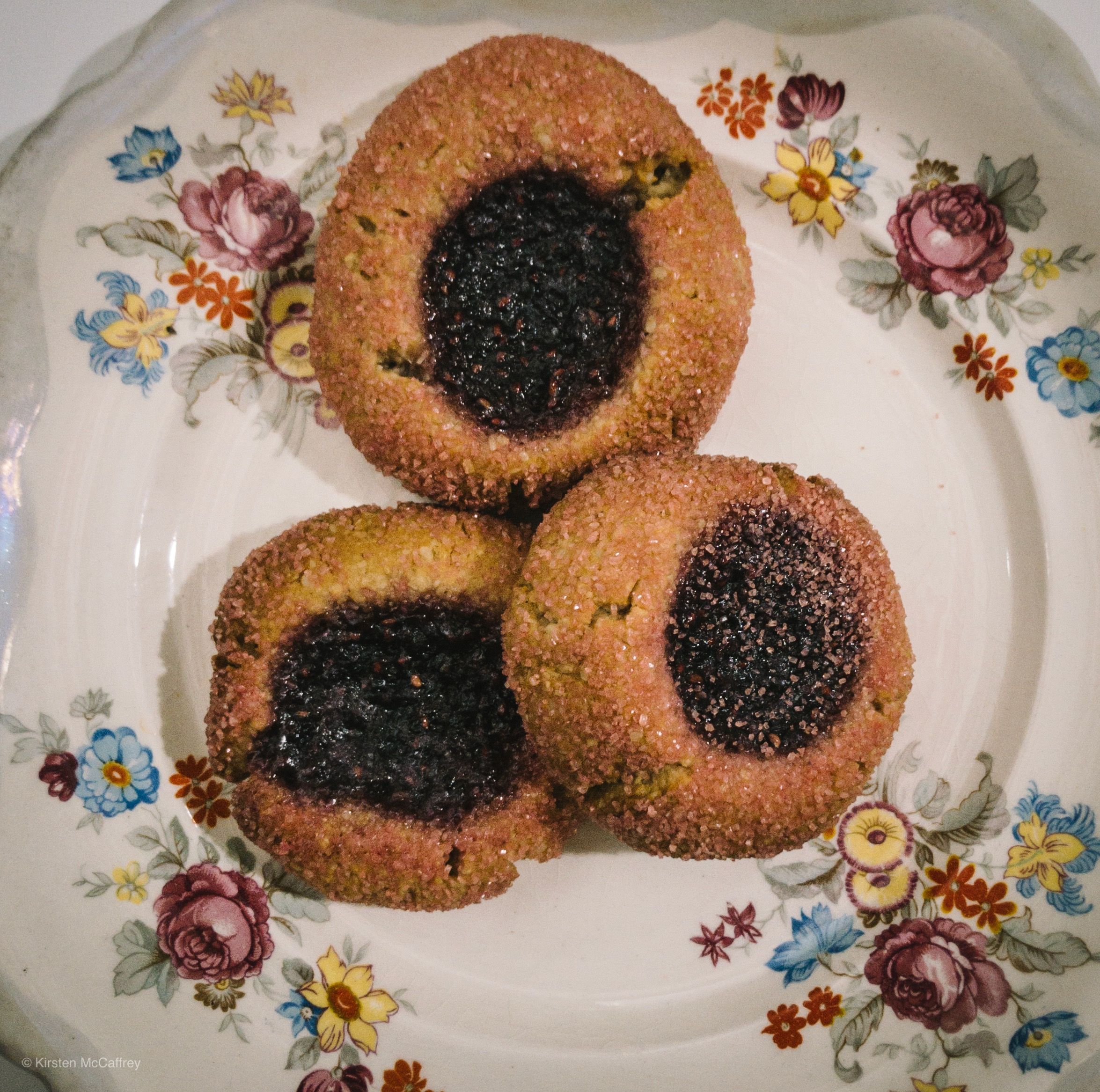 Raspberry Amaretto Cookies
