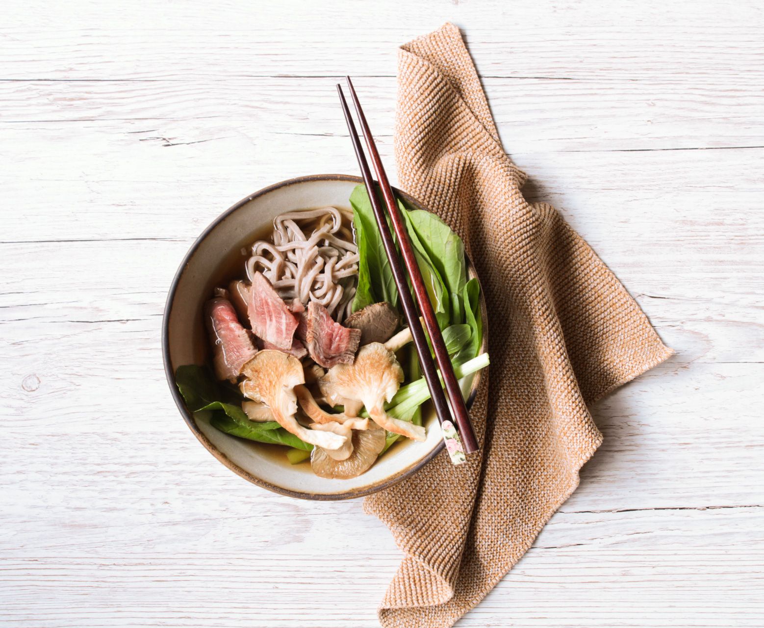 Beef Ginger Noodle Soup