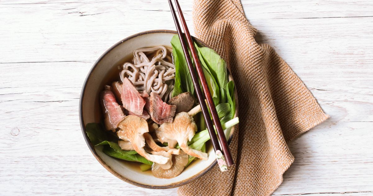 Beef Ginger Noodle Soup