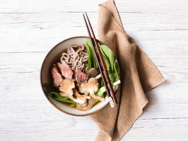 Beef Ginger Noodle Soup