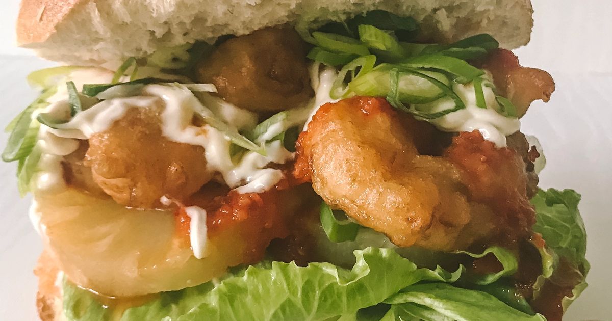 Wicked Prawn Pineapple Burgers