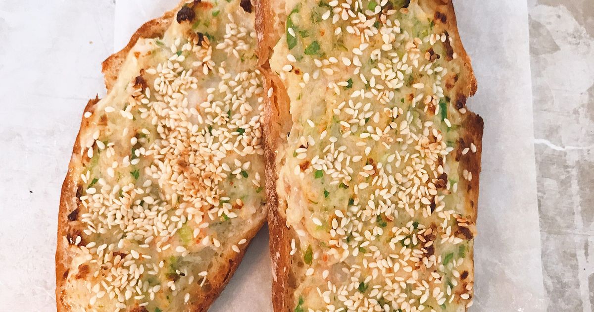 Miso Sesame Prawn Toasts