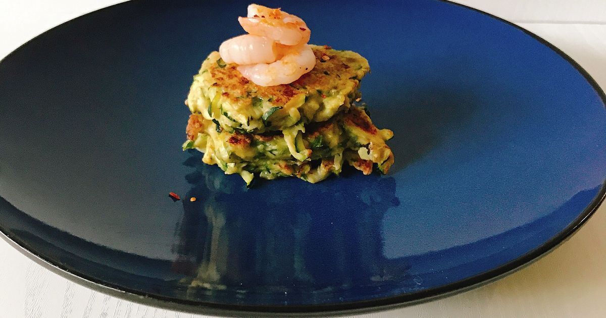Spring Prawn Zucchini Fritters