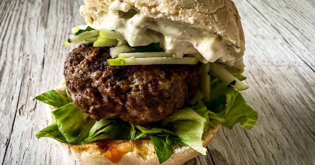 Beef and Blue Cheese Burgers
