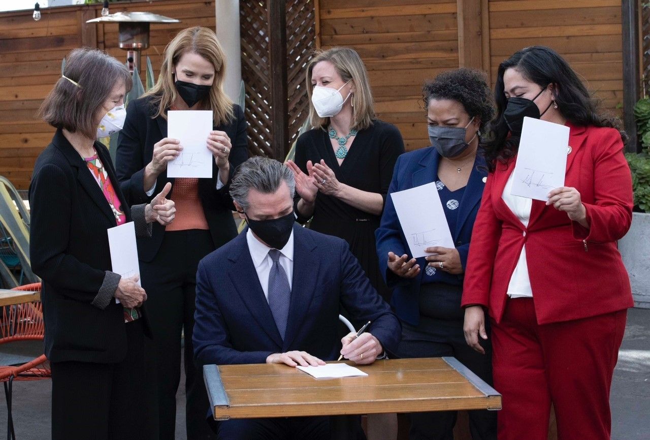 Gavin Newsom signs the COVID-19 small business tax relief