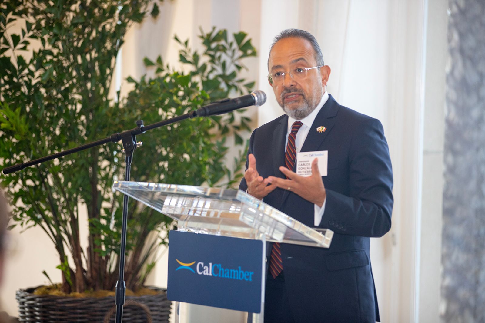 Ambassador Carlos González Gutiérrez, consul general of Mexico in Los Angeles.