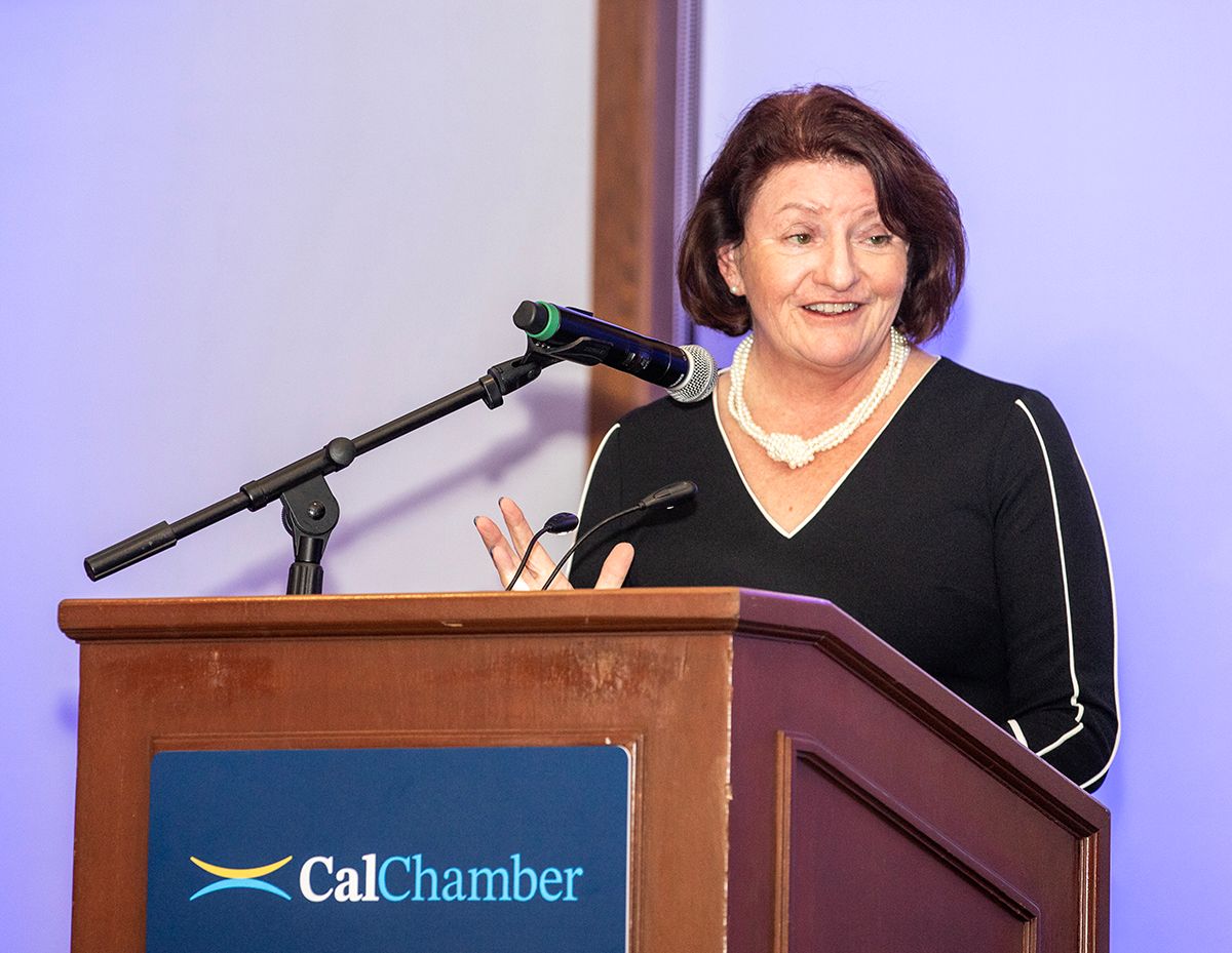 Former Senate President Pro Tem Toni Atkins (D-San Diego)