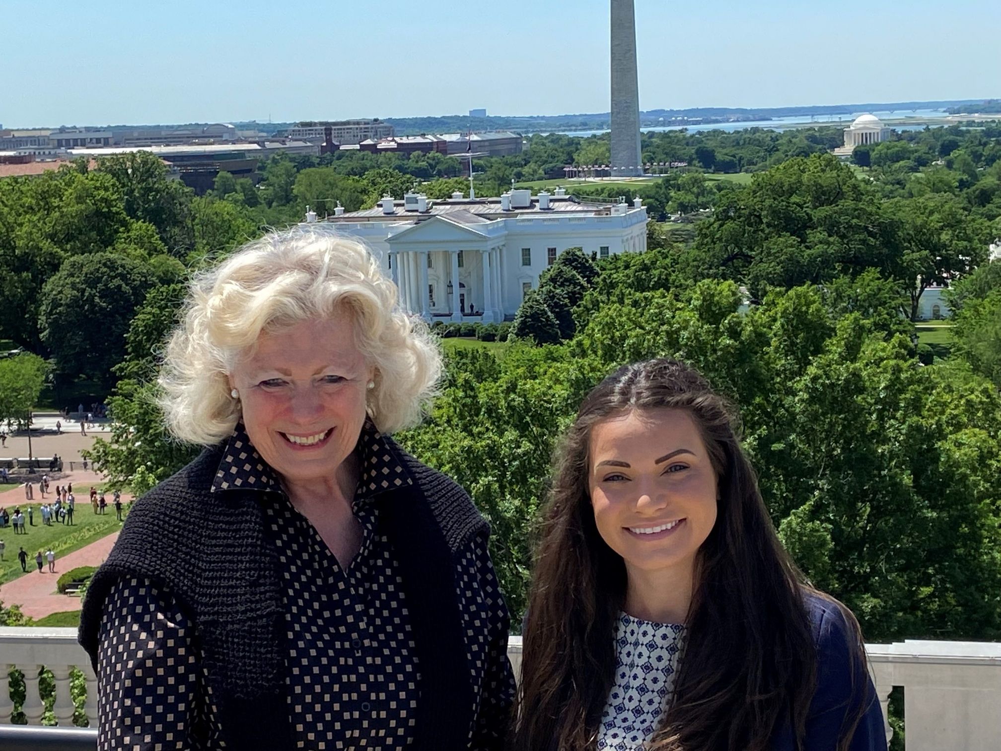 The CalChamber’s Susanne Stirling, vice president of international affairs, and Nikki Ellis
