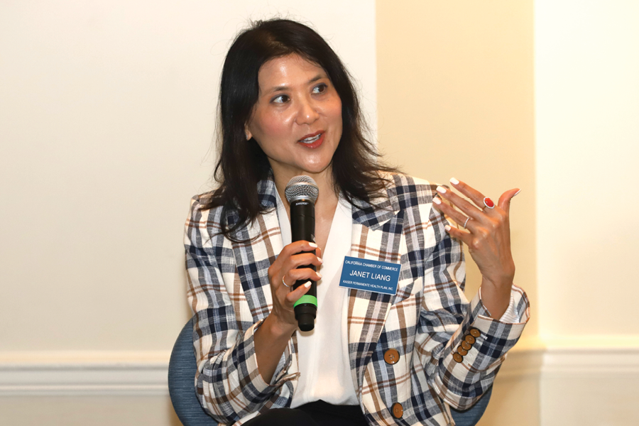 Janet Liang, first vice chair of the CalChamber Board and executive vice president of Kaiser Foundation Health Plan, Inc.
