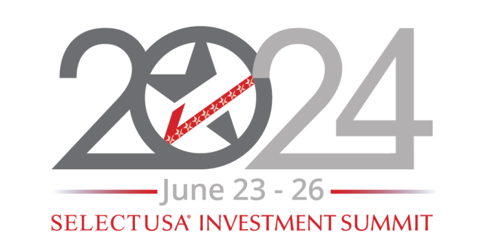2024 SelectUSA Investment Summit graphic with a star and the dates June 23–26.