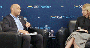 California Finance Director Joe Stephenshaw and CalChamber President and Jennifer Barerra