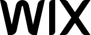 Black WIX wordmark.