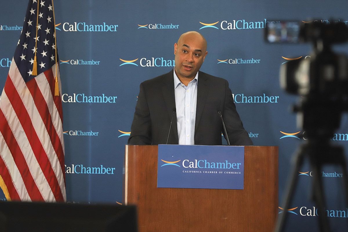 California Finance Director Joe Stephenshaw speaks at a January 17 CalChamber-hosted webinar on the state budget.