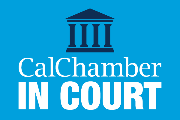 White CalChamber IN COURT text beneath a dark blue courthouse icon.