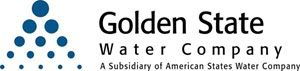 Golden State Water Company logo with blue dots and the subtitle A Subsidiary of American States Water Company.